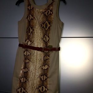 Michael Kors dress animal print snake